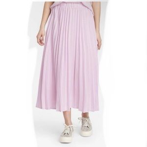 NWT A New Day lilac midi skirt size XS